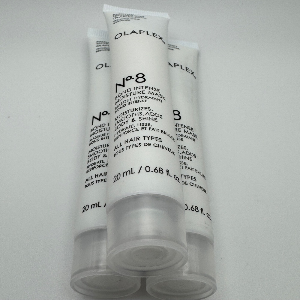 3 Olaplex No 8 Bond Intense Moisture Mask Travel Size Sample .68 fl oz Set - Picture 4 of 5